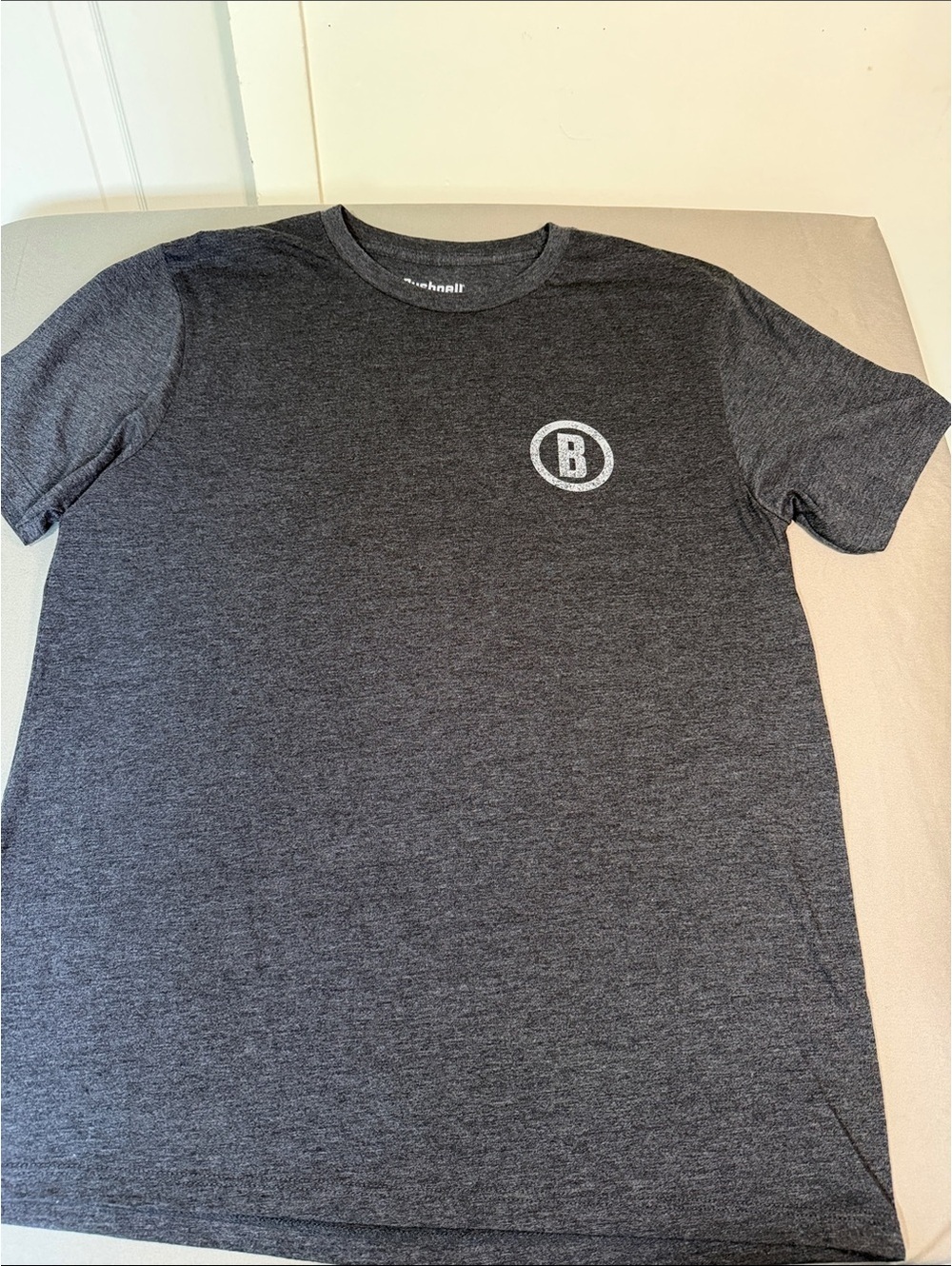 Men’s Charcoal Heather Logo Crew Neck Tee